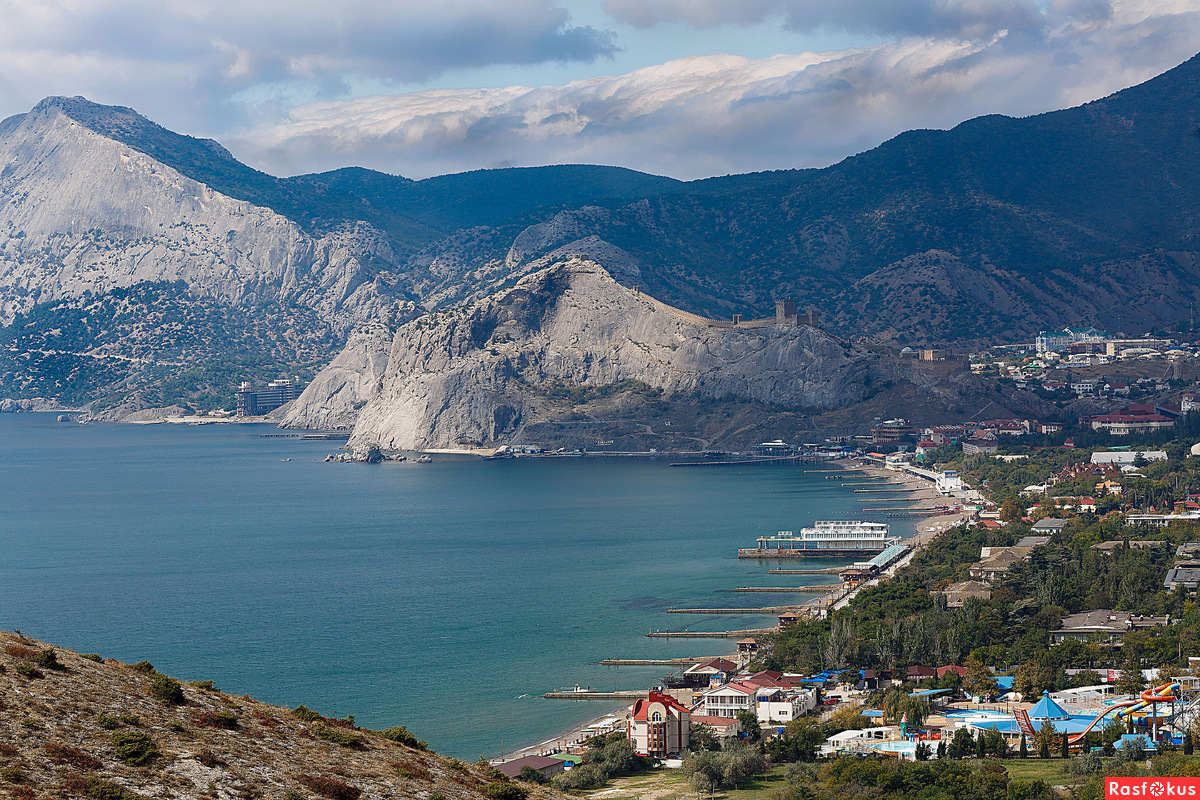 Вид на море в крыму